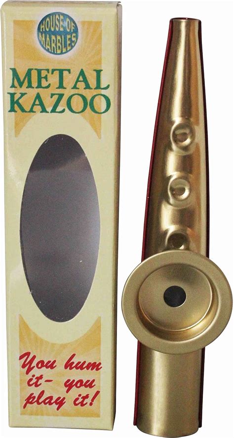 house of marbles metal kazoo|House of Marbles Metal Kazoo Musical Instrument for Kids Travel .